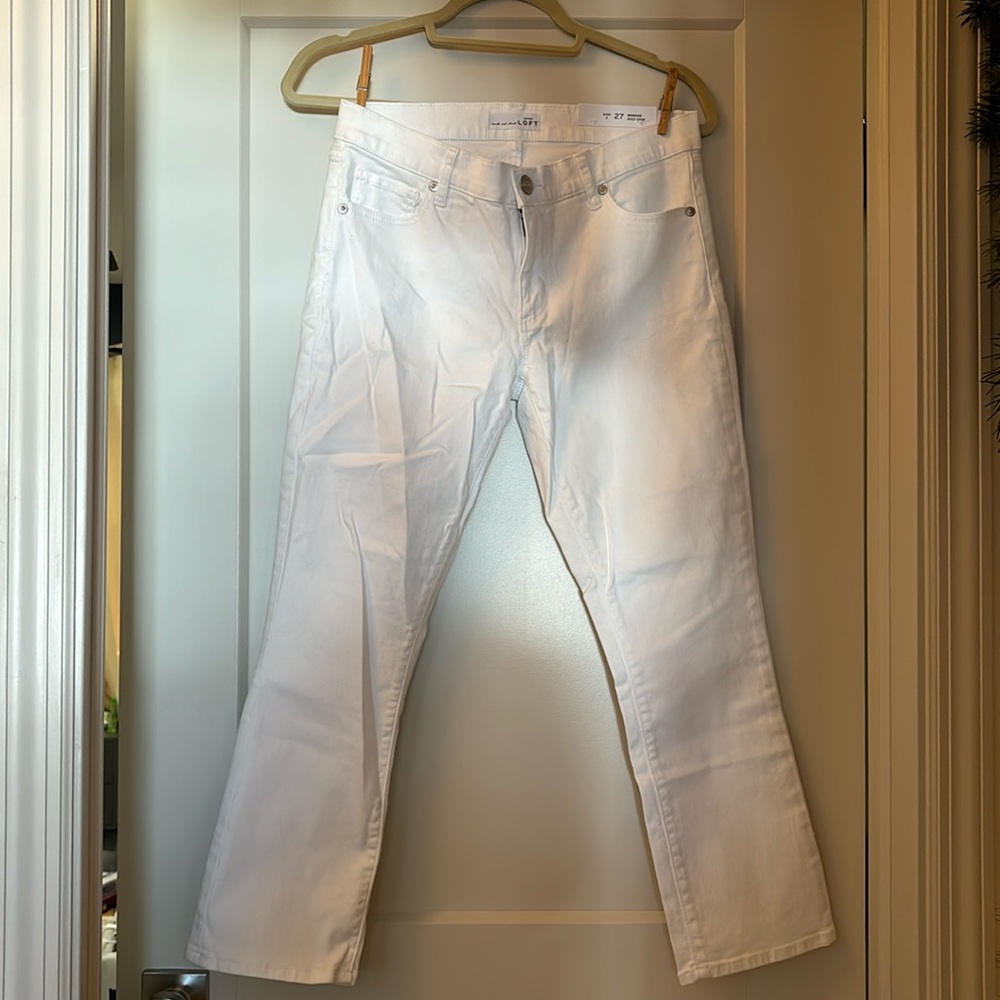 NWT White Jeans from The Loft.